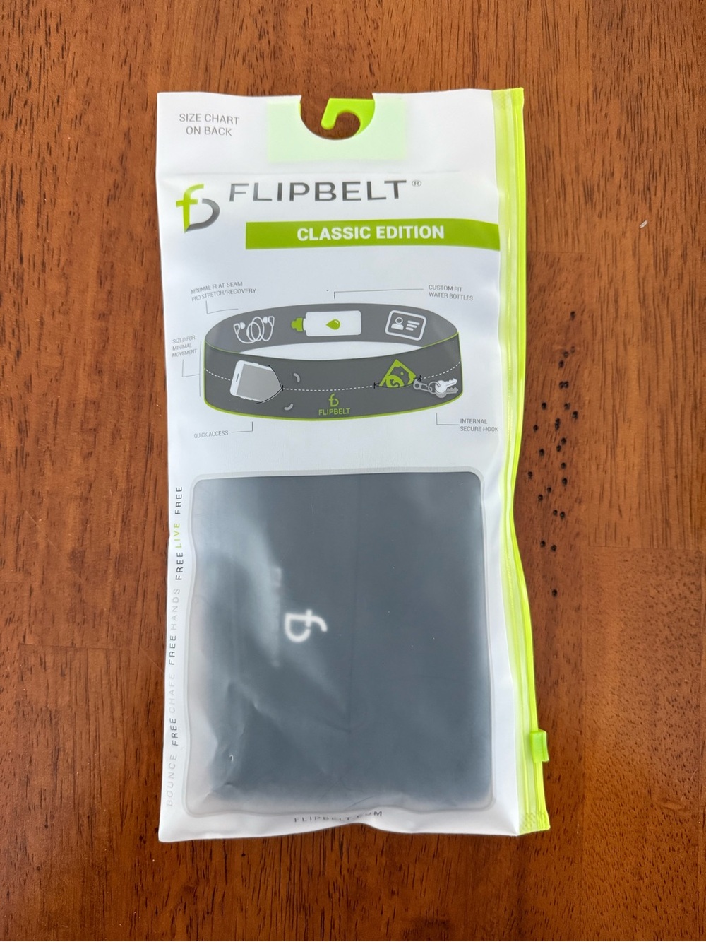 FlipBelt Classic Edition Running Belt in Black